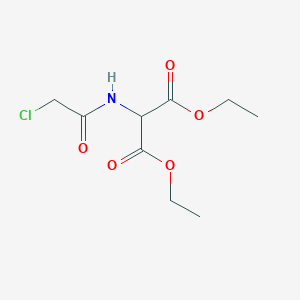 molecular formula C9H14ClNO5 B8773934 Diethyl 2-(2-chloroacetamido)malonate CAS No. 41394-71-2