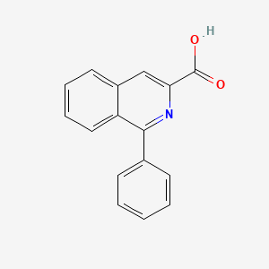 molecular formula C16H11NO2 B8773971 1-Phenylisoquinoline-3-carboxylic acid CAS No. 66528-01-6