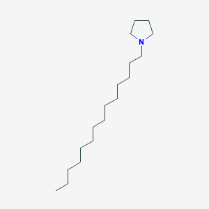 molecular formula C18H37N B8773996 1-Tetradecylpyrrolidine CAS No. 74673-29-3