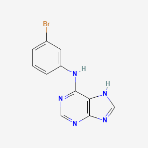 N-(3-bromophenyl)-7H-purin-6-amine