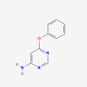 molecular formula C10H9N3O B8774003 6-Phenoxypyrimidin-4-amine 