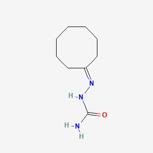 molecular formula C9H17N3O B8774011 Cyclooctanone semicarbazone CAS No. 40338-24-7