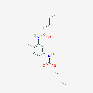 molecular formula C17H26N2O4 B8774169 N,N'-Bis(butoxycarbonyl)-4-methyl-1,3-phenylenediamine CAS No. 7469-49-0