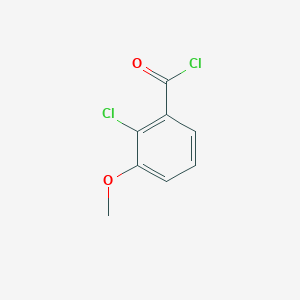molecular formula C8H6Cl2O2 B8774193 2-Chloro-3-methoxybenzoyl chloride CAS No. 86269-98-9