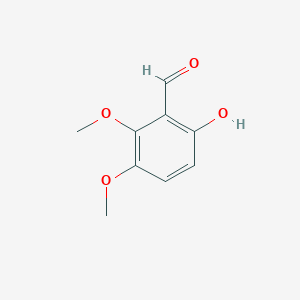 molecular formula C9H10O4 B8774264 6-Hydroxy-2,3-dimethoxybenzaldehyde CAS No. 65162-28-9