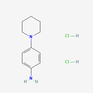 molecular formula C11H18Cl2N2 B8774297 4-(Piperidin-1-yl)aniline dihydrochloride 