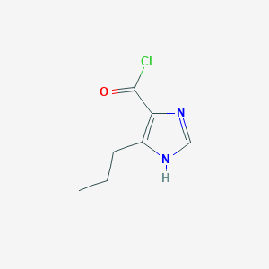 5-propyl-1H-imidazole-4-carbonyl Chloride