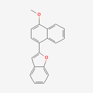 molecular formula C19H14O2 B8774362 2-(4-Methoxynaphthalen-1-yl)-1-benzofuran CAS No. 61639-30-3