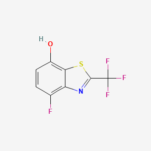 4-Fluoro-2-(trifluoromethyl)benzo[D]thiazol-7-OL