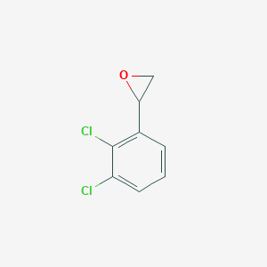 molecular formula C8H6Cl2O B8774415 2,3-Dichlorophenyloxirane 