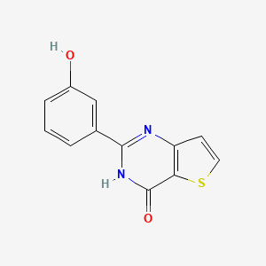 2-(3-Hydroxy-phenyl)-3H-thieno[3,2-d]pyrimidin-4-one
