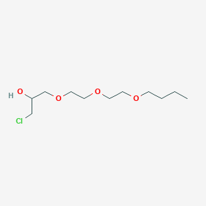 molecular formula C11H23ClO4 B8774555 1-[2-(2-Butoxyethoxy)ethoxy]-3-chloropropan-2-ol CAS No. 113850-29-6