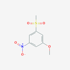 Benzene, 1-methoxy-3-(methylsulfonyl)-5-nitro-