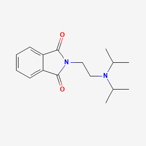 molecular formula C16H22N2O2 B8774585 2-{2-[Di(propan-2-yl)amino]ethyl}-1H-isoindole-1,3(2H)-dione CAS No. 85262-27-7