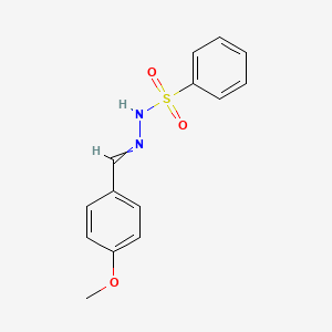 4-Methoxybenzaldehyde phenylsulfonylhydrazone