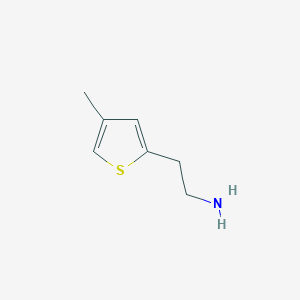 molecular formula C7H11NS B8774614 2-(4-Methylthiophen-2-yl)ethan-1-amine 