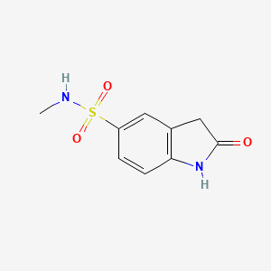 molecular formula C9H10N2O3S B8774666 N-methyl-2-oxoindoline-5-sulfonamide 