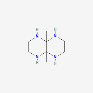molecular formula C8H18N4 B8774675 4a,8a-Dimethyldecahydropyrazino[2,3-b]pyrazine CAS No. 75804-30-7