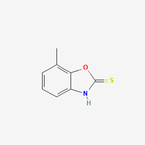 molecular formula C8H7NOS B8774685 2-Mercapto-7-methylbenzoxazole 
