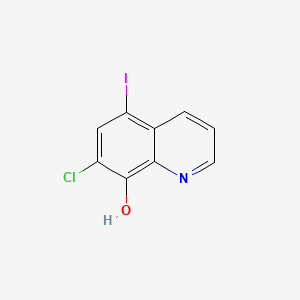 molecular formula C9H5ClINO B8774825 7-Chloro-5-iodo-8-quinolinol CAS No. 35048-13-6