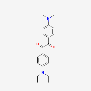 B8774829 Ethanedione, bis[4-(diethylamino)phenyl]- CAS No. 68289-19-0