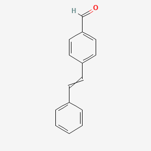 molecular formula C15H12O B8774842 4-Stilbenecarboxaldehyde 