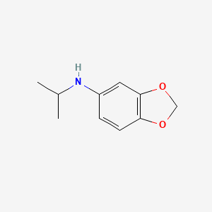 molecular formula C10H13NO2 B8774856 N-Isopropylbenzo[d][1,3]dioxol-5-amine CAS No. 10368-14-6