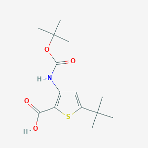 3-Tert-butoxycarbonylamino-5-tert-butylthiophene-2-carboxylic acid