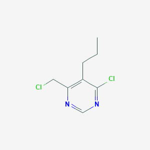 B8774912 4-Chloro-6-(chloromethyl)-5-propylpyrimidine CAS No. 946198-56-7