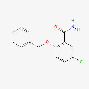 2-Benzyloxy-5-chloro-benzamide