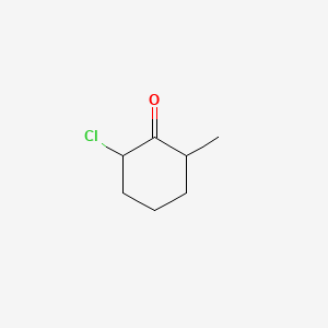 molecular formula C7H11ClO B8774982 2-Chloro-6-methylcyclohexanone CAS No. 73193-05-2