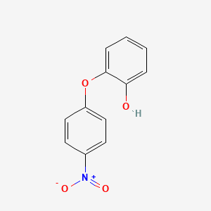 molecular formula C12H9NO4 B8775030 o-(p-Nitrophenoxy)phenol CAS No. 39138-90-4