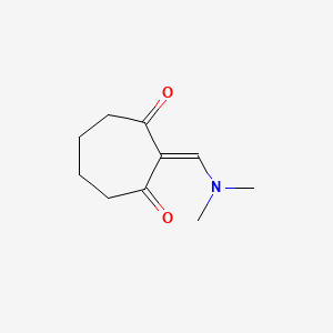 molecular formula C10H15NO2 B8775050 2-Dimethylaminomethylene-cycloheptane-1,3-dione CAS No. 499206-24-5
