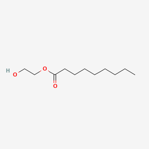 molecular formula C11H22O3 B8775140 2-Hydroxyethyl nonanoate CAS No. 31621-91-7