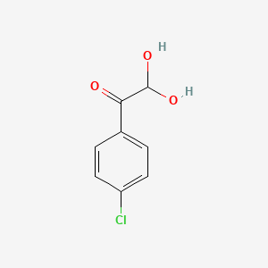 molecular formula C8H7ClO3 B8775155 4'-Chloro-2,2-dihydroxyacetophenone 