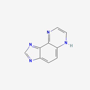 molecular formula C9H6N4 B8775163 3H-imidazo[4,5-f]quinoxaline CAS No. 233-90-9