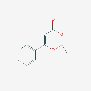 4H-1,3-Dioxin-4-one, 2,2-dimethyl-6-phenyl-