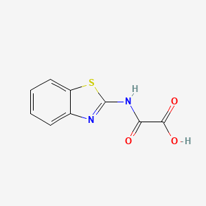 molecular formula C9H6N2O3S B8775326 (2-Benzothiazolylamino)oxoacetic acid CAS No. 90730-51-1
