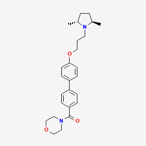 molecular formula C26H34N2O3 B8775369 A-349821 free base CAS No. 372513-99-0