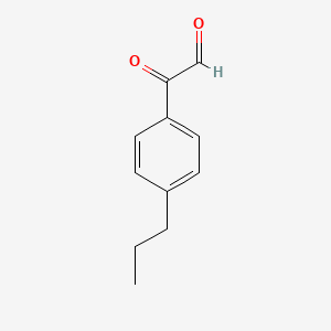 molecular formula C11H12O2 B8775376 4-Propylphenylglyoxal 