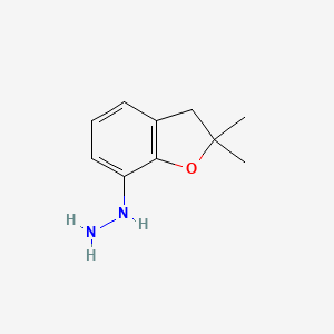 (2,2-Dimethyl-2,3-dihydrobenzofuran-7-yl)hydrazine