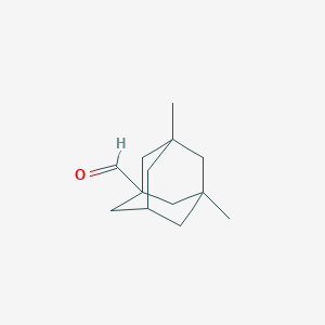 molecular formula C13H20O B8775395 3,5-Dimethyladamantane-1-carboxaldehyde CAS No. 58727-83-6