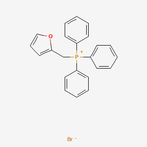 molecular formula C23H20BrOP B8775396 Furfuryltriphenylphosphonium bromide CAS No. 18138-86-8