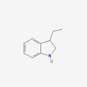 molecular formula C10H13N B8775403 3-ethyl-2,3-dihydro-1H-indole 