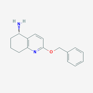 (S)-2-(Benzyloxy)-5,6,7,8-tetrahydroquinolin-5-amine