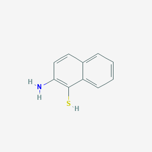 molecular formula C10H9NS B8775462 2-Amino-1-naphthalenethiol CAS No. 53338-20-8