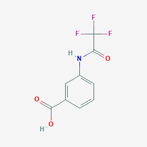 molecular formula C9H6F3NO3 B8775508 3-[(Trifluoroacetyl)amino]benzoic acid CAS No. 4855-05-4