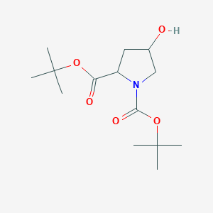 molecular formula C14H25NO5 B8775521 {[4-(Acetylamino)phenyl]thio}aceticacid 