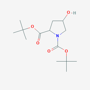 (2S,4R)-Di-tert-Butyl 4-hydroxypyrrolidine-1,2-dicarboxylate