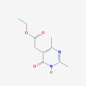 ethyl (2,6-dimethyl-3H-pyrimidin-4-on-5yl)acetate